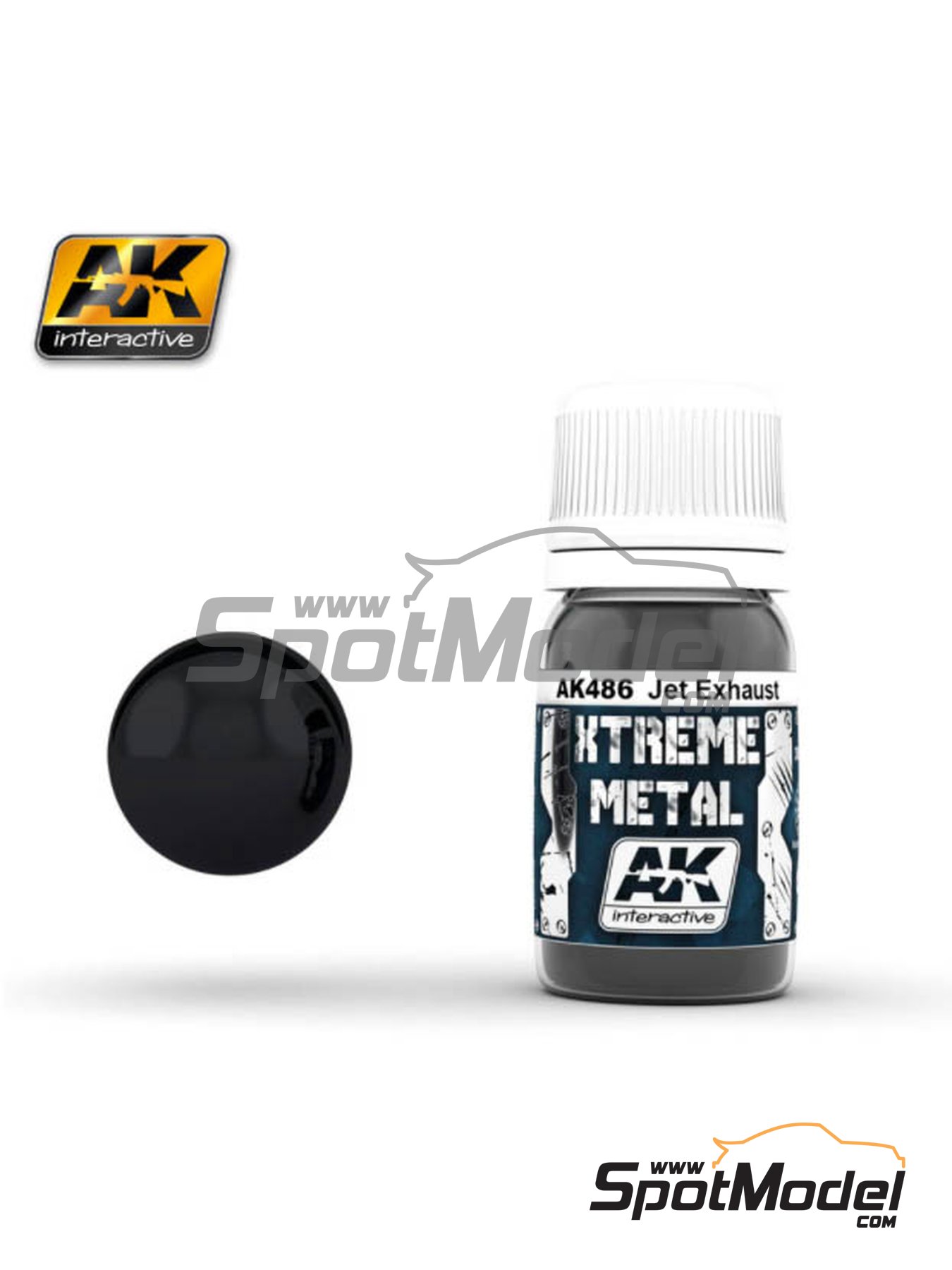 AK Interactive AK486: Xtreme metal paint Jet exhaust 1 x 30ml (ref